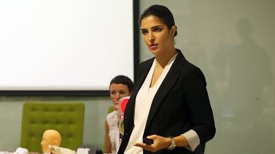 Rana Akkad Atassi, head of Modern Alternative Education, wants provision for children such as her son, who find themselves in education’s ‘grey area’. Satish Kumar / The National