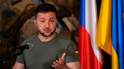 Ukrainian President Volodymyr Zelenskyy has admitted that his country's counteroffensive is progressing slowly. AP