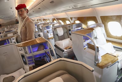 To celebrate, Emirates Skywards is offering its members discounts on upgrades. Getty Images