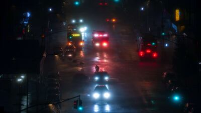 NEW YORK, NY - SEPTEMBER 01: Rainfall from the remnants of Hurricane Ida floodsIntervale Avenue on September 1, 2021, in the Bronx borough of New York City. The once category 4 hurricane passed through New York City, dumping 3. 15 inches of rain in the span of an hour at Central Park. David Dee Delgado / Getty Images / AFP