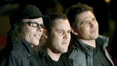 Scouting for Girls, from left, Greg Churchouse, Peter Ellard and Roy Stride. Luke MacGregor / Reuters