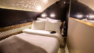 Travel in style on board Etihad's The Residence. VIP flights come with a host of perks, including a comfy bed.