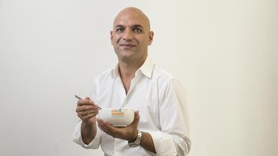 Entrepreneur Bassel Kababbe says he tries to save every month. Antonie Robertson / The National