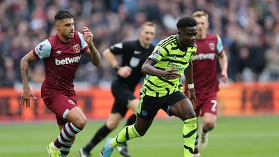 Given torrid time by Saka but given little defensive support as England attacker was given freedom to run at West Ham at will. AFP