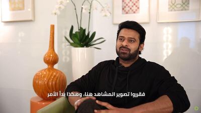 Prabhas talks about why he loved filming in Abu Dhabi for 'Saaho'. Courtesy twofour54