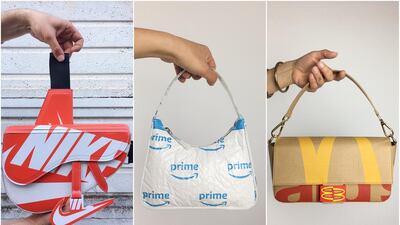 Milanese designers Chiara Rivituso and Matteo Bastiani make luxury handbags using waste packaging. All pictures supplied by Camera60