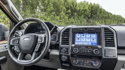 As per most of the Ford range nowadays, the interior controls are simple and effective. Leslie Pableo for The National