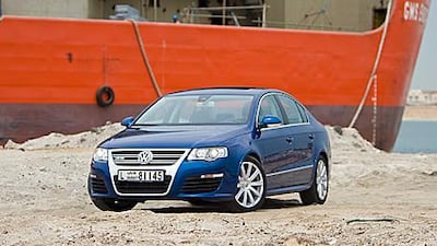 The 2010 Volkswagen Passat R36 is a speedier version of its more sedate base model.