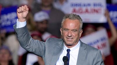 Robert F Kennedy Jr has been nominated as president-elect Donald Trump's health secretary. AP