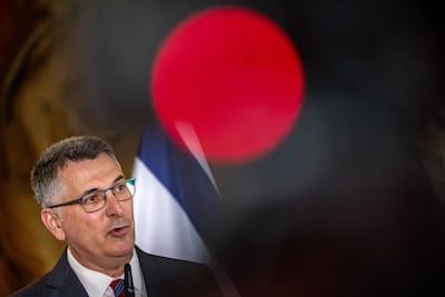 Israeli Foreign Minister Gideon Saar has criticised French diplomatic initiatives on the Israel-Palestine conflict. EPA