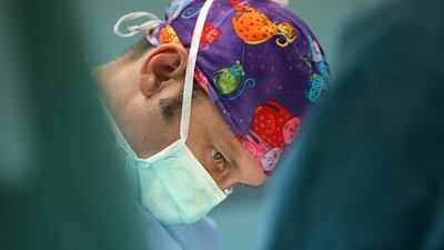 Doctors found VTE was associated with a five-fold increase in the risk of death within 30 days after surgery, among patients who developed a blood clot. Stephen Lock / The National