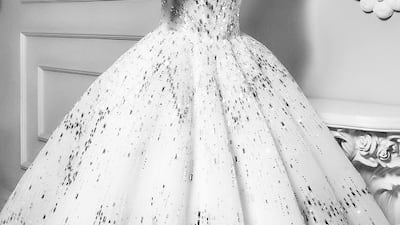 A traditional wedding gown with delicate beading by Harvey Cenit. Photo: Harvey Cenit / Instagram