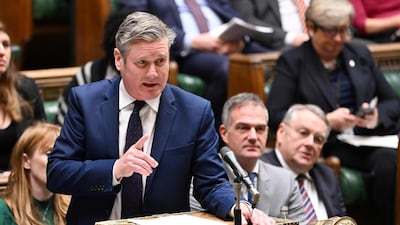 Labour leader Keir Starmer accused Prime Minister Rishi Sunak of going 'into hibernation' during strikes. AFP