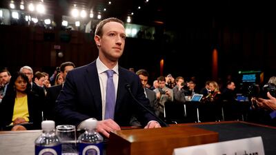 Facebook's Mark Zuckerberg last testified to Congress in April. Its chief operating officer Sheryl Sandberg will give evidence on Wednesday. Aaron Bernstein / Reuters
