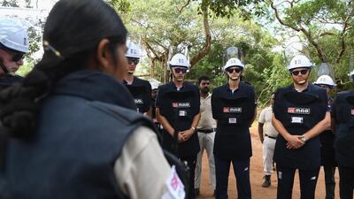 England players, left to right, Keaton Jennings, Olly Stone, Joe Root and Jonny Bairstow find themselves in in Periyamadu. Getty Images