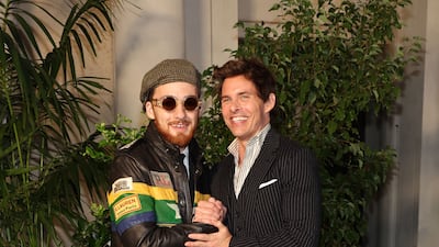 Angus Cloud and James Marsden. AFP