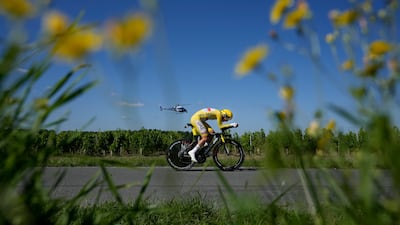 Slovenia's Tadej Pogacar has all but secured his second Tour de France title.