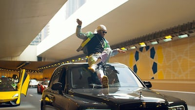 ‘Versace Baby'' featured scenes with a convoy of supercars. Courtesy Len Prasad