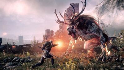 A scene from The Witcher III: Wild Hunt. CD Projekt Red via AP Photo