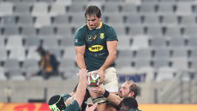 South Africa's Eben Etzebeth in action.
