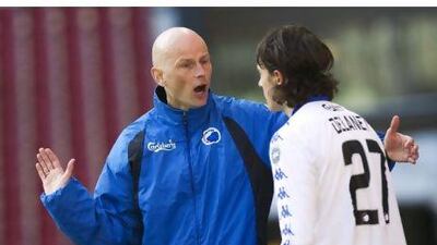 Stale Solbakken, left, has been known to ruffle the feathers of the opposition.