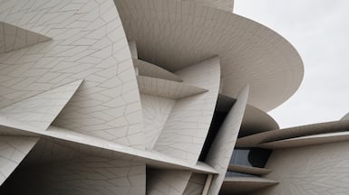 National Museum of Qatar, designed by French architect Jean Nouvel, reopened in 2019. Getty Images