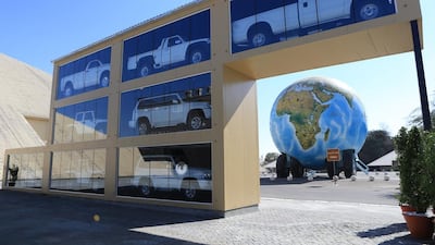 Sheikh Hamad bin Hamdan last week launched an array of 4-wheel-drive models at the museum in the first major addition to the facility since it opened in 2004. Ravindranath K / The National