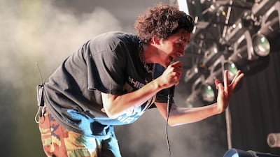 The 1975's frontman Matty Healy said it was a privelidge to play for the enthusiastic crowd in Dubai.