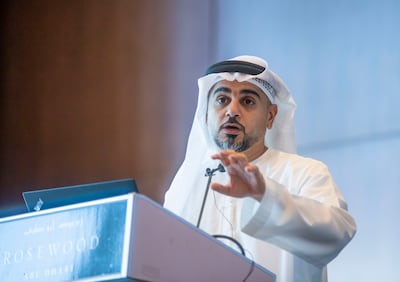 Ahmed Al Zaabi, chairman of Abu Dhabi's financial centre ADGM. Ruel Pableo for The National