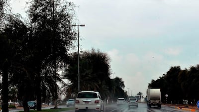 Rain falls over the Western Region in Abu Dhabi. Wam