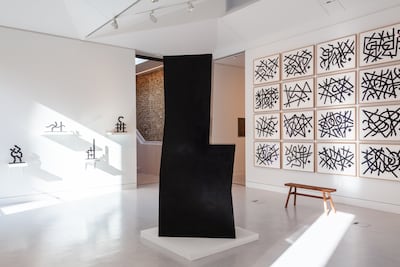 Douglas Abdell began making a series of works he calls 'Aekyids' while in Thoreau-like seclusion in the 1970s. He has continued making them until today. Photo: Ab-Anbar Gallery