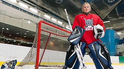 Despite her age and size, Anna Lee stood out among the 51 players who took part in a week-long training camp in Abu Dhabi - and she was the only girl.