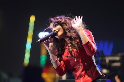 Egyptian singer Carmen Soliman was the first Arab Idol winner in 2011. Sarah Dea / The National