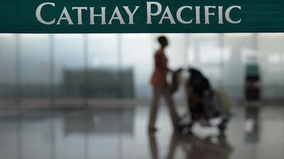 The Hong Kong carrier spooked investors when it announced last month a full-year net loss of HK$575 million. Dale De La Rey / AFP