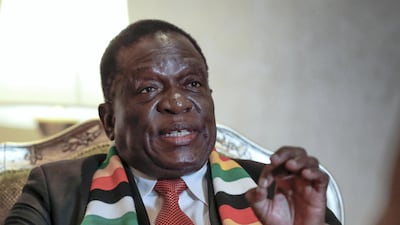 Zimbabwean President Emmerson Mnangagwa took over a country destroyed under his predecessor's watch but has struggled to bring about a much-needed economic recovery. Victor Besa/The National