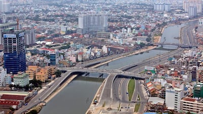 Ho Chi Minh city from the 49th floor of Bitexco Financial Tower, Vietnam. EPA