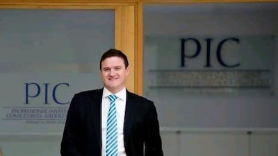 "The earlier you start saving, the better," says David Hughes, the head of Pic Dubai. Charles Crowell for The National