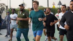 Sam McCone during his epic run. Photo: Sam McCone