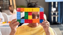 Participants in the Six Bricks workshop are encouraged to create builds that evoke the community spirit of Ramadan. Photo: Dusit Thani Dubai