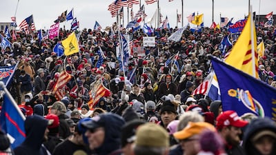 Supporters of President Donald Trump flock to the National Mall by the tens of thousands for a rally in Washington, DC. AFP