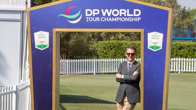 Tom Philips, head of the Middle East for the DP World Tour, oversees the 15th Edition of the DP World Tour Championship at Jumeirah Estates. Ruel Pableo for The National