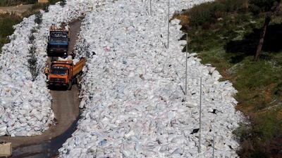 Corruption surrounded the rubbish crisis in Lebanon that began last July and was only resolved a few weeks ago. Joseph Eid / AFP