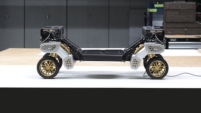 The Tiger has been designed to stay level when traversing any terrain.