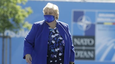 Norway's Prime Minister Erna Solberg. Reuters