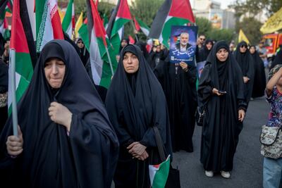 Iranians mourn the killing of Hamas political leader Ismail Haniyeh. Getty Images
