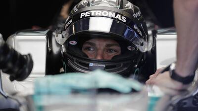 Nico Rosberg needs just a podium finish at the Abu Dhabi Grand Prix to guarantee the drivers' championship. Hassan Ammar / AP Photo