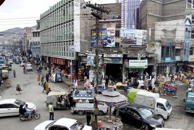 The hustle and bustle returns to Mingora, a town the Taliban once controlled. Its militants would display the corpses of executed people each morning. Aamir Saeed / The National