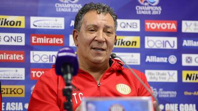 Henk ten Cate missed Al Jazira's Asian Champions League game against Esteghlal Khouzestan due to illness. Courtesy Al Jazira