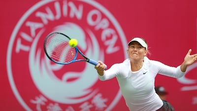 Maria Sharapova was last in a WTA Tour final in May 2015 when she won the Italian Open. AFP