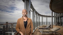 Karl Haddad's Burj Khalifa apartment has been rented out for Dh12 million a year anj=d is believed to be Dubai’s most expensive rental apartment. Antonie Robertson / The National